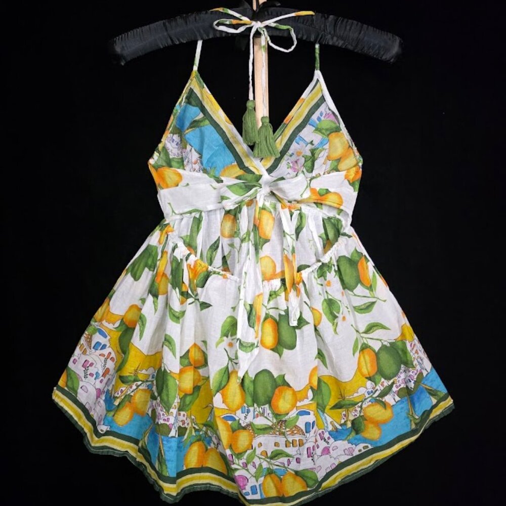 Antica Sartoria Open Back Halter Mini Dress/Top OS - Picture 7 of 11